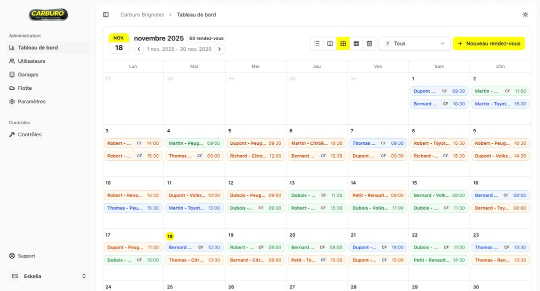 Application mobile Carburo