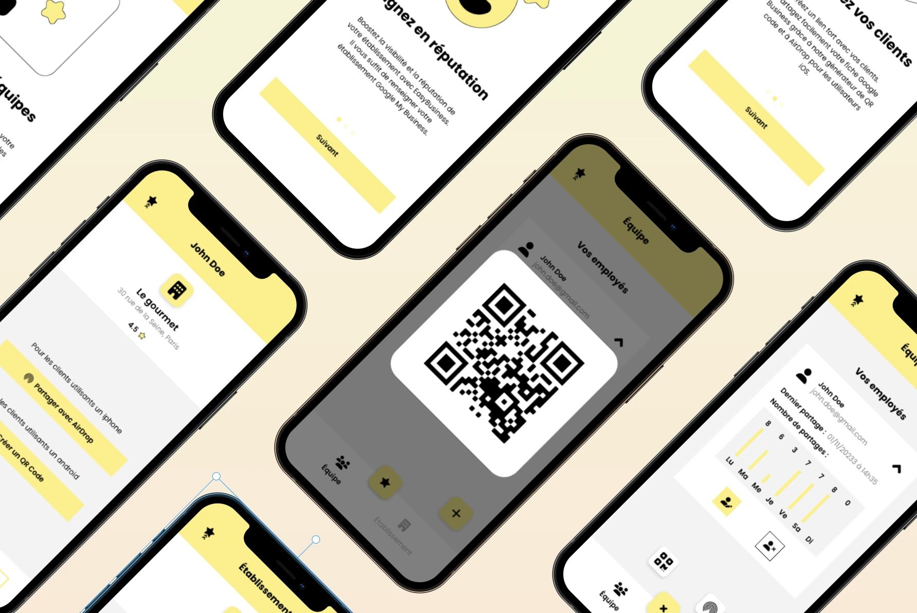 EasyReview mobile EasyReview web